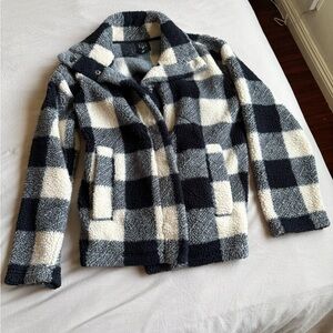 Billabong Plaid Button Up Jacket
